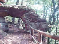 Felsentor in der Nähe des Beckenhofs