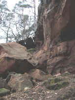 Hohle Felsen - Felssturzgelände