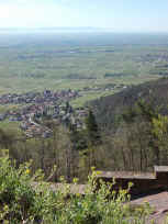 Von der Rietburg über die Rheinebene zum Schwarzwald