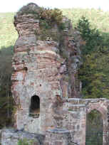 Auf der oberen Plattform der Froensburg