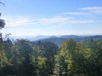 Blick vom Schänzelturm in den südlichen Pfälzerwald
