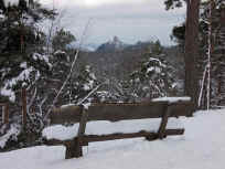 Trifels vom Aussichtspunkt am Schletterberg