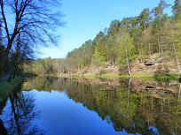 Angelweiher am Eingang des Stüdenbachtals