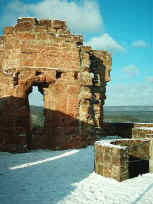 Winter auf der Burgruine Neudahn