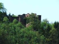 Burgruine Neudahn von Osten