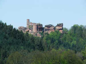 Burgruine Altdahn von S�den