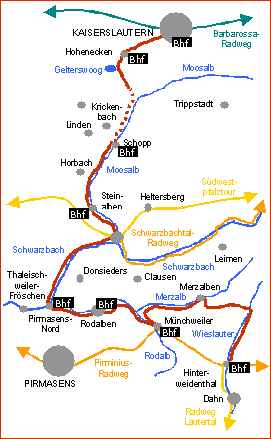 Radweg Pf�lzerwaldtour