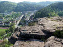 Vom Nedingfelsen �ber Hauenstein